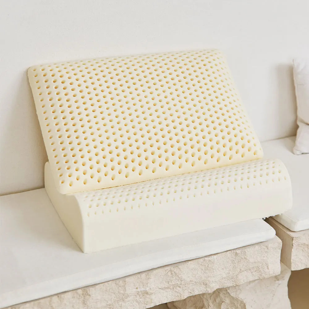 Talalay Natural Latex Pillow, Queen Size, Neck Support