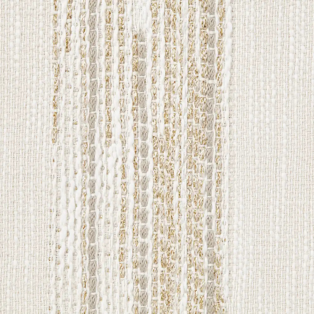 Striped Decorative Throw Pillow Cover, Woven Cotton Blend, Hidden Zipper