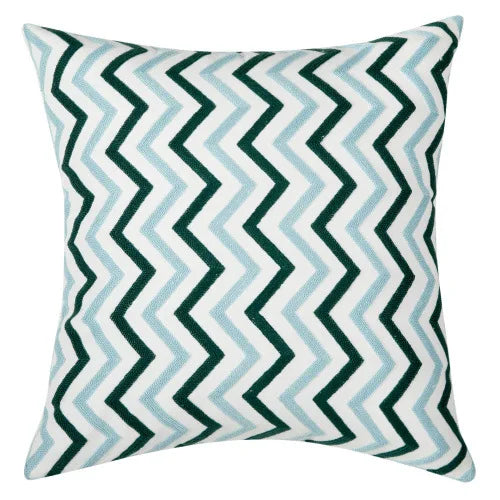 Hypoallergenic Embroidered Throw Pillow with Polyester Insert