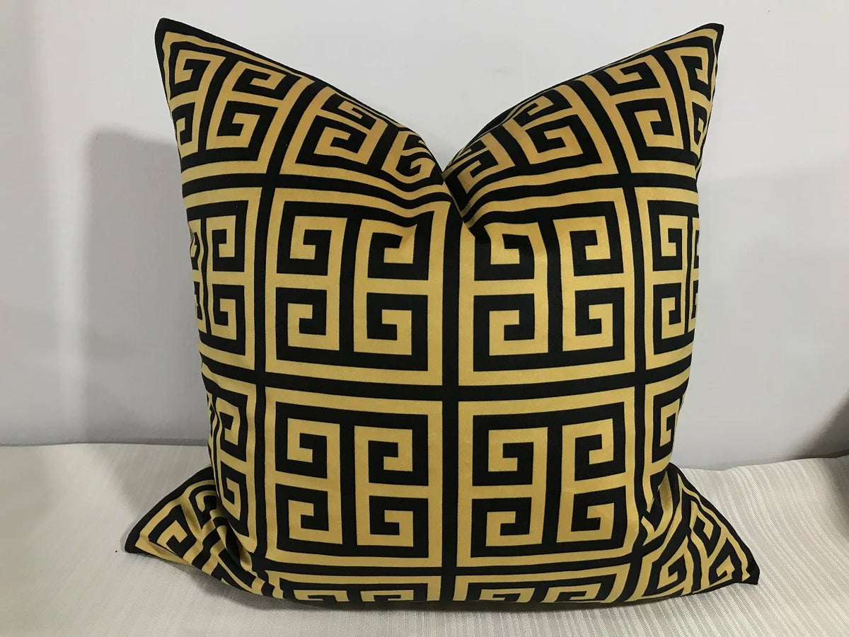 Velvet Decorative Throw Pillow Cover, Square, Removable Washable