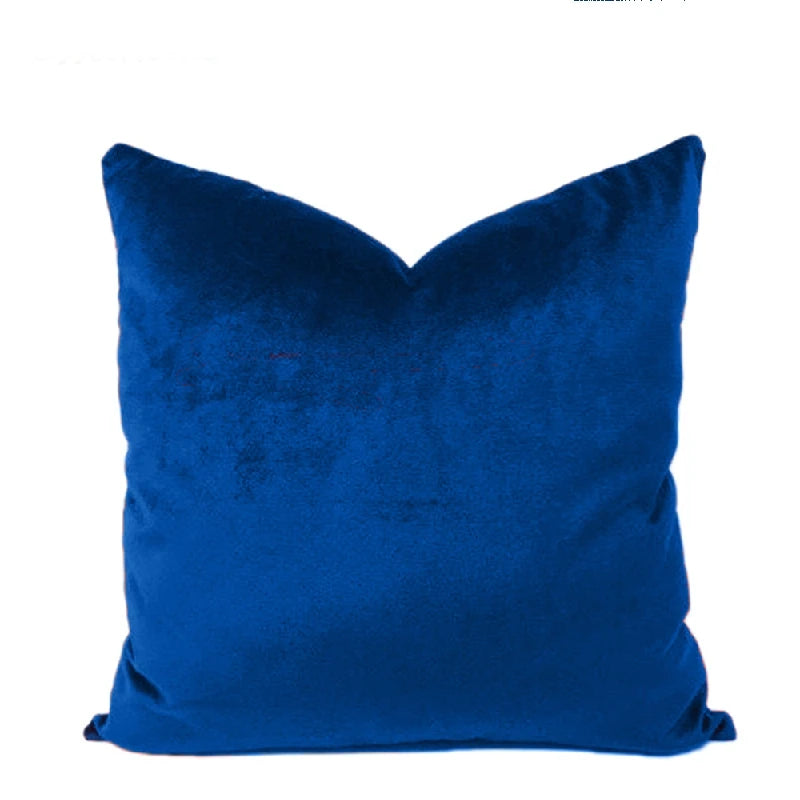 Velvet Decorative Throw Pillow Cover, Square, Removable Washable