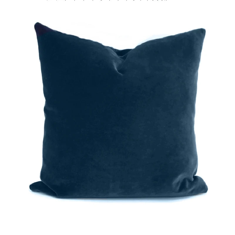 Velvet Decorative Throw Pillow Cover, Square, Removable Washable
