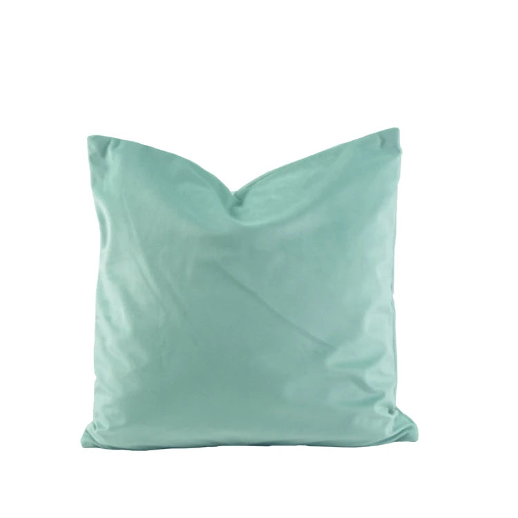 Velvet Decorative Throw Pillow Cover, Square, Removable Washable