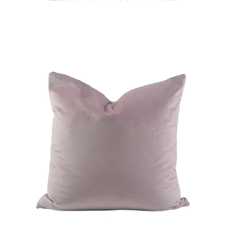 Velvet Decorative Throw Pillow Cover, Square, Removable Washable