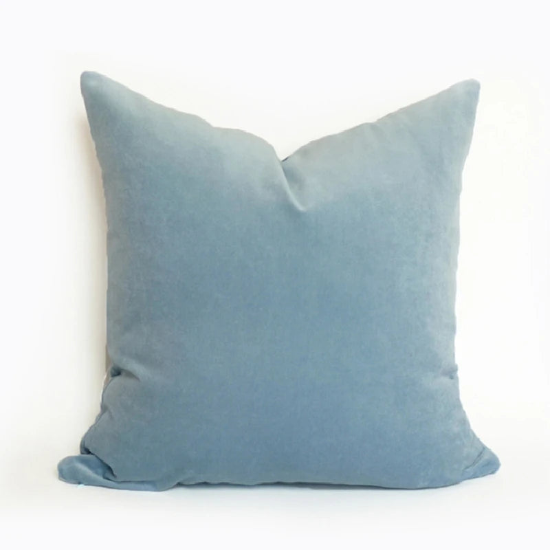 Velvet Decorative Throw Pillow Cover, Square, Removable Washable