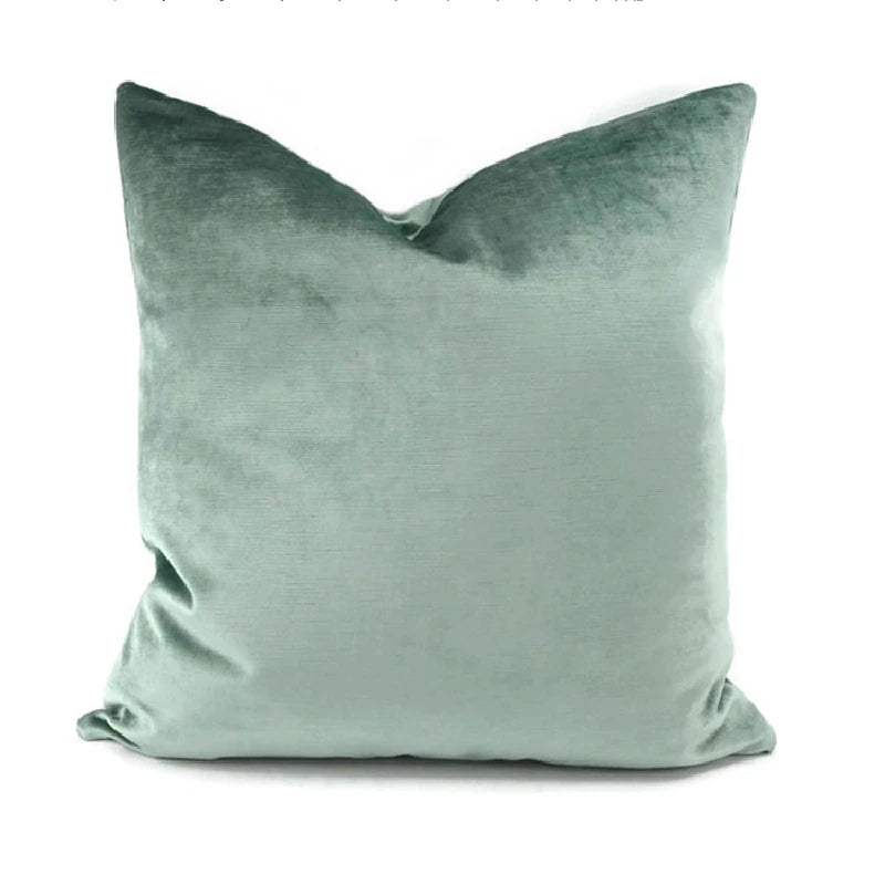 Velvet Decorative Throw Pillow Cover, Square, Removable Washable