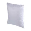 White Polyester Pillow Cover, Square, Hidden Zipper