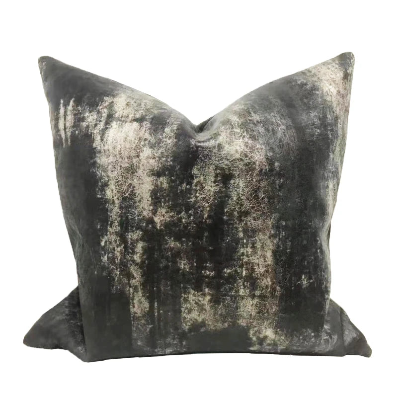 Velvet Decorative Throw Pillow Cover, Square, Removable Washable